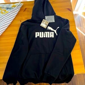 PUMA women’s black hoodie, Medium.
